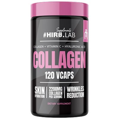 Hero.Lab Collagen | Marine Collagen + Hyaluronic Acid & Vitamin C [120 капсули, 30 Дози]