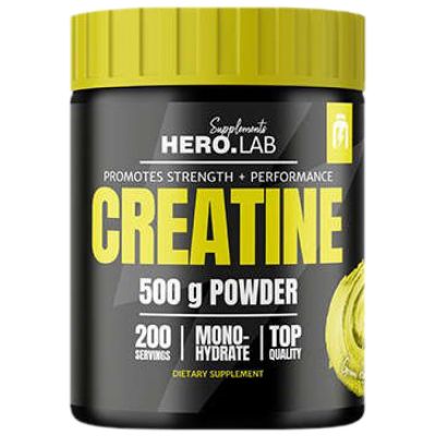 Hero.Lab Creatine Monohydrate Powder [500 грама, 100 Дози]
