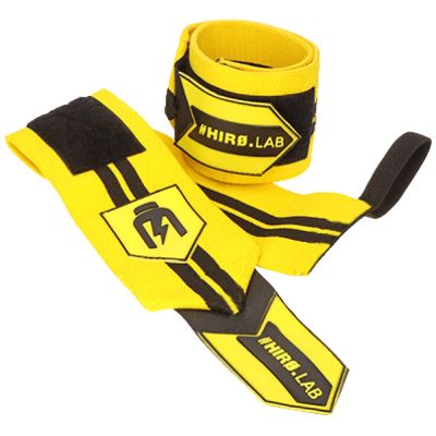 Hero.Lab Hero Wrist Wraps | Yellow & Black