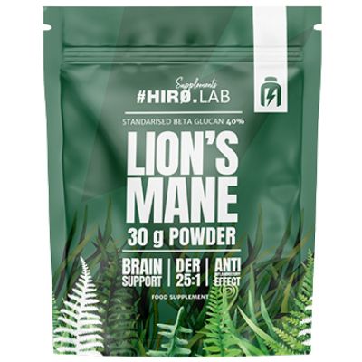 Hero.Lab Lion's Mane Powder 25:1 500 mg [30 грама, 60 Дози]
