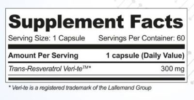 Hero.Lab Resveratrol Veri-te™ 300 mg [60 капсули, 60 Дози]