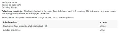 Hero.Lab Turkesterone 600 mg [90 капсули, 90 Дози]