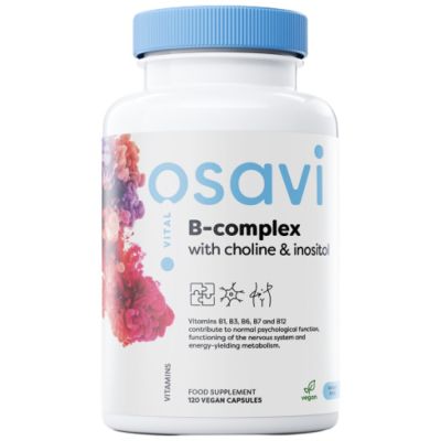 Osavi B-Complex with Choline & Inositol [120 капсули, 60 Дози]