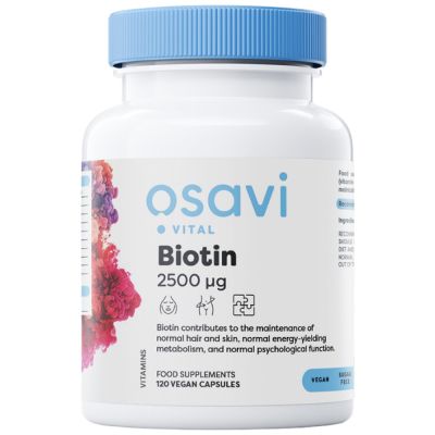 Osavi Biotin 2500 mcg [60 капсули, 60 Дози]