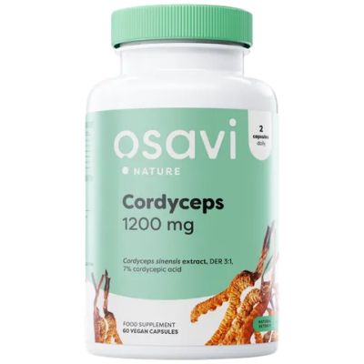 Osavi Cordyceps 1200 mg [60 капсули, 30 Дози]