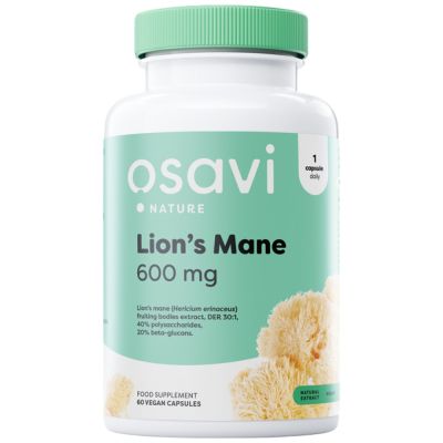Osavi Lion's Mane 600 mg [60 капсули, 60 Дози]
