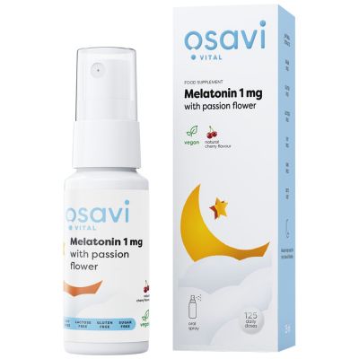Osavi Melatonin 1 mg Oral Spray | with Passiflora [25 мл, 125 Дози]