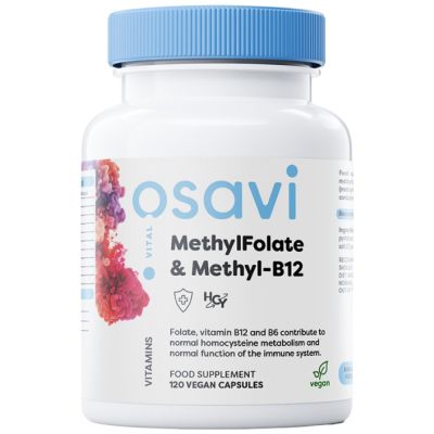 Osavi MethylFolate & Methyl-B12 | with Quatrefolic® [120 капсули, 120 Дози]
