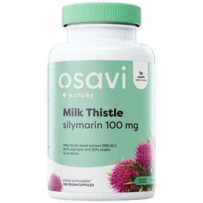 Osavi Milk Thistle | Silymarin 100 mg [120 капсули, 120 Дози]