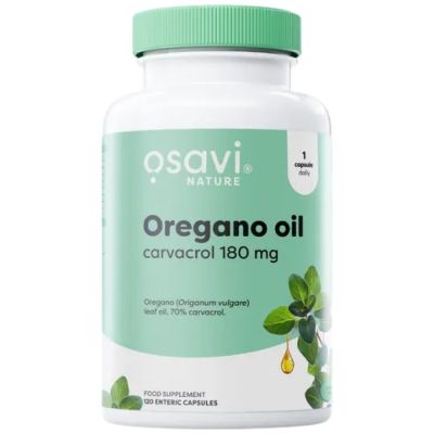 Osavi Oregano Oil 257 mg | 70% Carvacrol [120 капсули, 120 Дози]