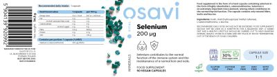 Osavi Selenium 200 mcg [90 капсули, 90 Дози]