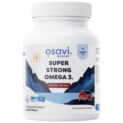 Osavi Super Strong Omega 3 | 500 EPA / 250 DHA [60 Гел капсули, 60 Дози]