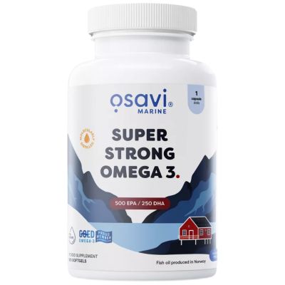 Osavi Super Strong Omega 3 | 500 EPA / 250 DHA [90 Гел капсули, 90 Дози]