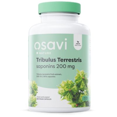 Osavi Tribulus Terrestris 90% | 200 mg Saponins [180 капсули, 180 Дози]