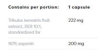 Osavi Tribulus Terrestris 90% | 200 mg Saponins [180 капсули, 180 Дози]