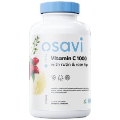Osavi Vitamin C 1000 | with Rutin & Rose Hip [180 капсули, 90 Дози]