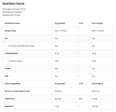 OstroVit Aqua Kick / Advanced Hydration - Good Night [10 грама, 1 Доза]