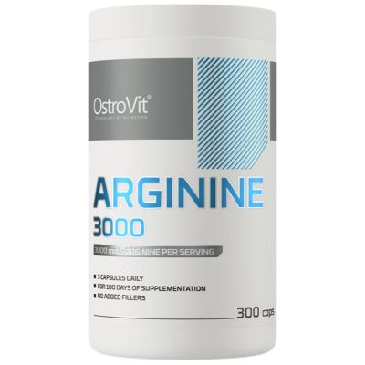 OstroVit Arginine 3000 / L-Arginine Caps [300 капсули, 100 Дози]
