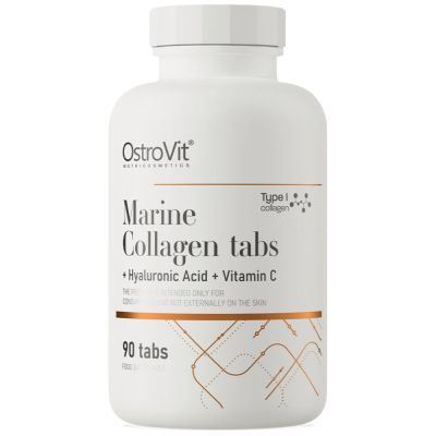 OstroVit Marine Collagen / + Hyaluronic Acid and Vitamin C [90 Таблетки, 22 Дози]