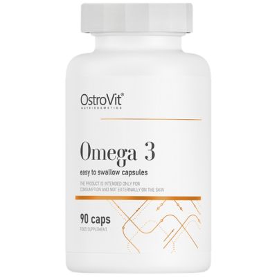OstroVit Omega 3 500 mg | Easy To Swallow [90 Гел капсули, 45 Дози]