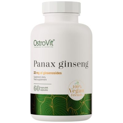 OstroVit Panax Ginseng 110 mg | Root Extract [60 капсули, 60 Дози]
