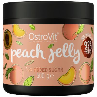 OstroVit Peach Jelly | 92% Real Fruits ~ No Added Sugar [500 грама]