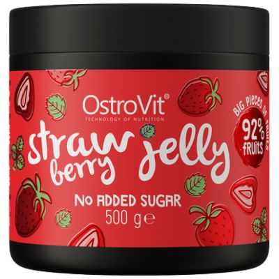 OstroVit Strawberry Jelly | 92% Real Fruits ~ No Added Sugar [500 грама]