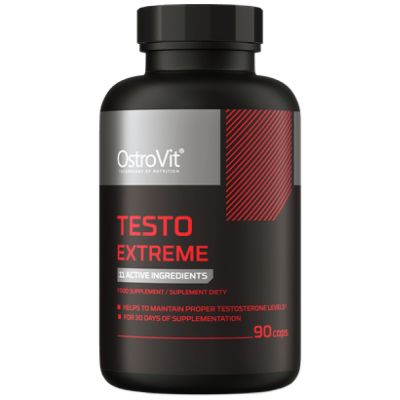 OstroVit Testo Extreme | with Maca, Fenugreek & Tribulus [90 капсули, 30 Дози]