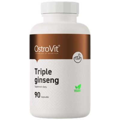OstroVit Triple Ginseng Complex [90 капсули, 90 Дози]