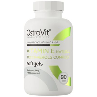 OstroVit Vitamin E / Natural Tocopherols Complex [90 Гел капсули, 90 Дози]