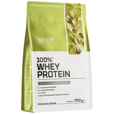 OstroVit Whey Protein | 100% Whey Protein Concentrate + Funnel Pillbox FREE [700 грама, 23 Дози]