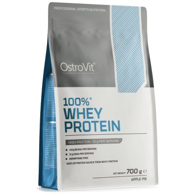 OstroVit Whey Protein | 100% Whey Protein Concentrate + Funnel Pillbox FREE [700 грама, 23 Дози]