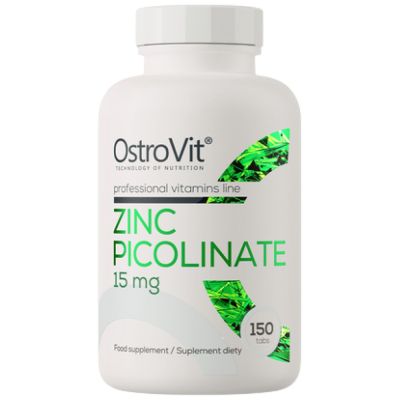 OstroVit Zinc Picolinate 15 mg [150 Таблетки, 150 Дози]