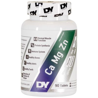 Dorian Yates Nutrition Ca Mg Zn | Calcium + Magnesium + Zinc Formula [90 Таблетки, 30 Дози]
