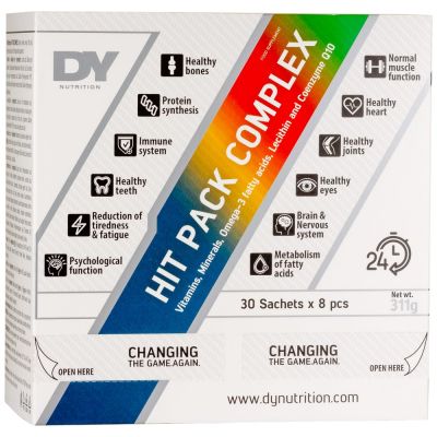 Dorian Yates Nutrition HIT Pack Complex | High-Intensity Training MultiVitamin Pack [30 Пакета, 30 Дози]