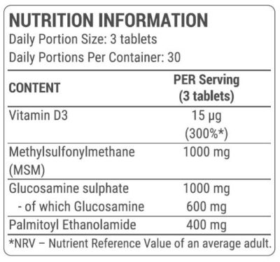 Dorian Yates Nutrition Joint Support | Complete Joint Formula [90 Таблетки, 30 Дози]