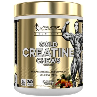 Kevin Levrone Gold Creatine Chews | Creatine Monohydrate [240 Дъвчащи таблетки, 48 Дози]