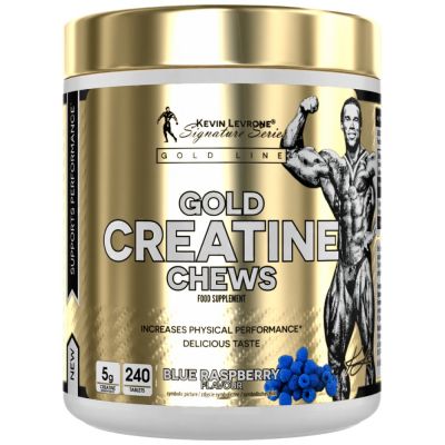 Kevin Levrone Gold Creatine Chews | Creatine Monohydrate [240 Дъвчащи таблетки, 48 Дози]
