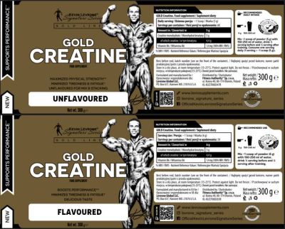 Kevin Levrone Gold Line / Gold Creatine Monohydrate [300 грама, 50~60 Дози]