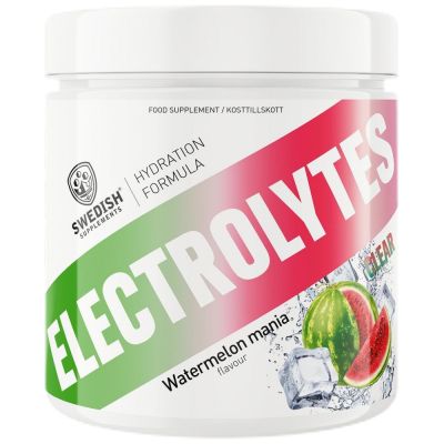 SWEDISH Supplements Electrolytes Clear | Hydration Formula with Pink Himalayan Salt & CocoMineral® [240 грама, 30 Дози]