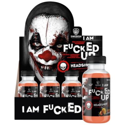 SWEDISH Supplements I am F#CKED UP Headshot [16 x 100 мл, 16 Дози]