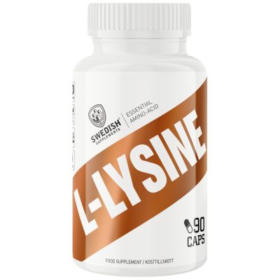 SWEDISH Supplements L-Lysine 500 mg [90 капсули, 90 Дози]