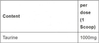 SWEDISH Supplements Taurine Powder [200 грама, 100 Дози]