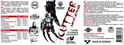 SWEDISH Supplements THE CUTTER | Thermogenic Adipose Destroyer [120 капсули, 40 Дози]