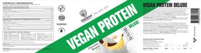 SWEDISH Supplements Vegan Protein Deluxe | from Pea, Rice and Oats [750 грама, 27 Дози]