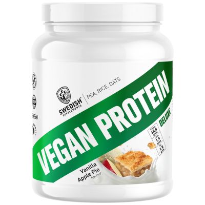 SWEDISH Supplements Vegan Protein Deluxe | from Pea, Rice and Oats [750 грама, 27 Дози]