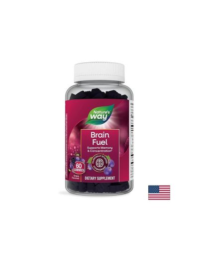Формула за памет и концентрация - Brain Fuel, 60 желирани таблетки