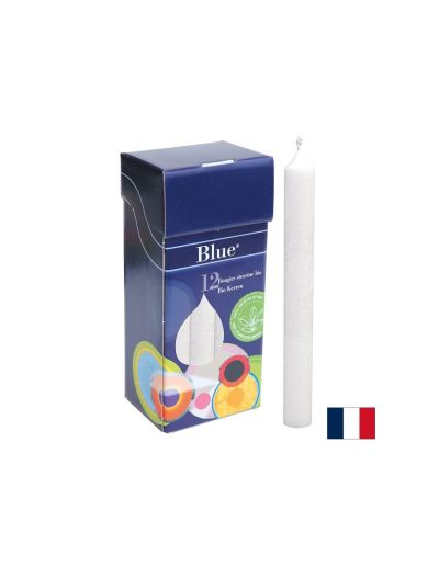 Стеаринови свещи - бели, БИО, 12 бр.