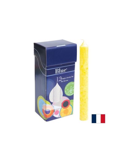 Стеаринови свещи - жълти, БИО, 12 бр.