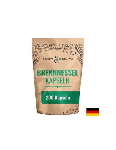 Коприва – Естествен диуретик и комфорт на уринарния тракт, 450 mg, 200 капсули